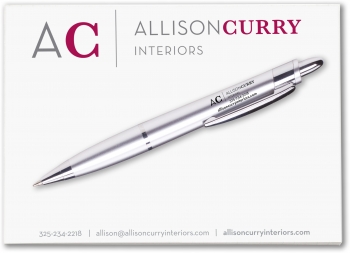 Alison Curry notepad and pen 1