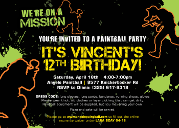 Diana Lara birthday invitation