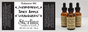 Sterling Candles Enhancer Oil Labels