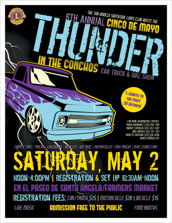 Thunder in the Conchos 8.5x11 flyer