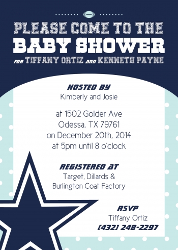 Trelli baby shower invitation